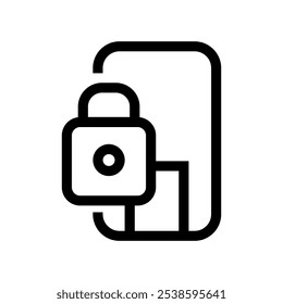 Login Lock icon eps 10