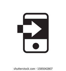 Login logo template vector icon design