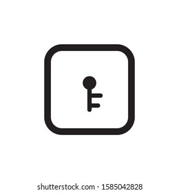 Login logo template vector icon design