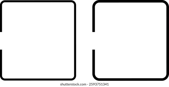Login and logout icons, approach arrow symbol. enter input icon collection Line Icon Design Simple, Clean, and Efficient Design

