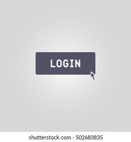 Login with mouse icon for web and mobile