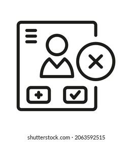 Login Outline Vector  Icon. Illustration Of A Stroke Vector On A White Background. From App And Website.