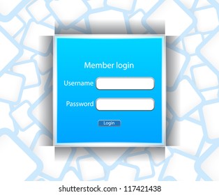 Login page