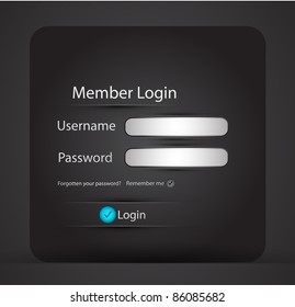 Login page