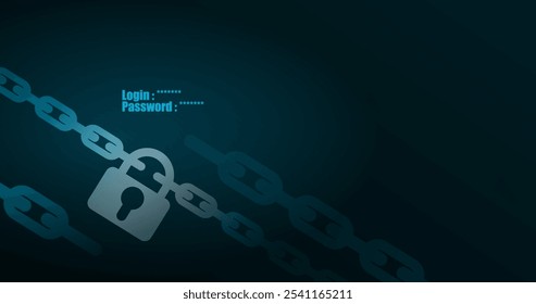 plano de fundo dark vetor da senha de logon 
