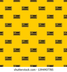 Login and password pattern seamless vector repeat geometric yellow for any design