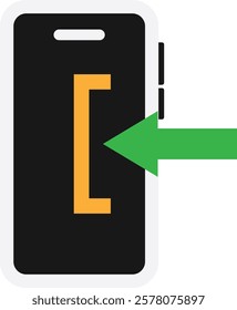 Login Password Security Icon Vector Flat Illustration