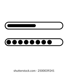 Icono de Vector de Inicio de sesión y Contraseña. Signo de ilustración de Inicio de sesión. Símbolo o logotipo de la Contraseña.