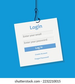 Login and Register Form with Blue Theme for Desktop Application or Website eps 10