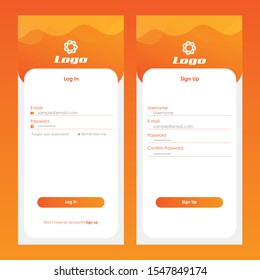 Login and Registration UI for iPhone 11. UI Kit for iPhone 11. Sign in Form, Signup Form. User Login and Registration Screen. User Signup UI. 