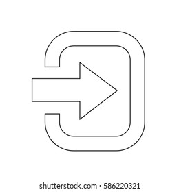 Login sign icon