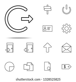 login sign icon. Web icons universal set for web and mobile