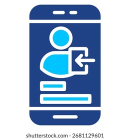 Colección de icono de Vector simple de Inicio de sesión