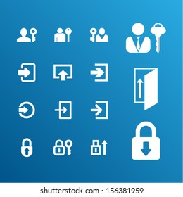 Login symbols