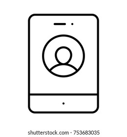  login thin line