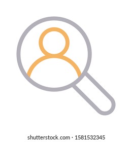login vector color line icon 