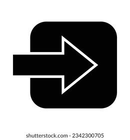 Login Vector Glyph Icon For Personal And Commercial Use.
