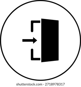 Icono de Vector Inicio de sesión. Se puede utilizar para aplicaciones de impresión, móviles y de Web.