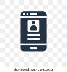 Login vector icon isolated on transparent background, Login transparency concept can be used web and mobile
