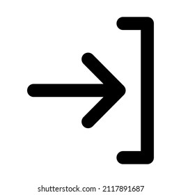 Icono de vector de inicio de sesión. Símbolo del diseño de tu sitio web, logotipo, aplicación, interfaz de usuario. Ilustración del vector, EPS10