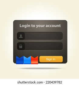 login window