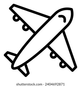 Logistic airplan object vector illustration