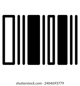 Logistic bar code object vector illustration
