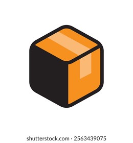 Logistic box icon. Fast delivery icon template design