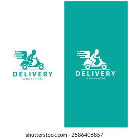 Logistic box logo  delivery logo  fast delivery template design and simple design