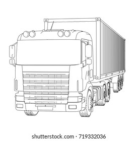 3,902 Trailer line drawing Images, Stock Photos & Vectors | Shutterstock