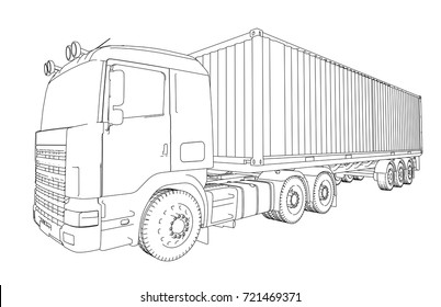 14,399 Shipping Container Drawing Images, Stock Photos & Vectors 