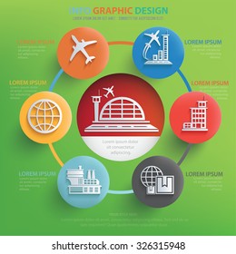 Logistic and cargo,shipping info graphic design,clean vector
