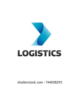 Logistic Company Logo. Arrow Icon. Delivery Icon. Arrow Logo. Business Logo. Arrow Vector. Delivery Service Logo. Web Icon. Network, Digital, Technology, Marketing Icon.