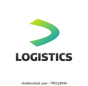 Logistic company logo. Arrow icon. Delivery icon. Arrow logo. Business logo. Arrow vector. Delivery service logo. Web,Network, Digital, Technology, Marketing icon.