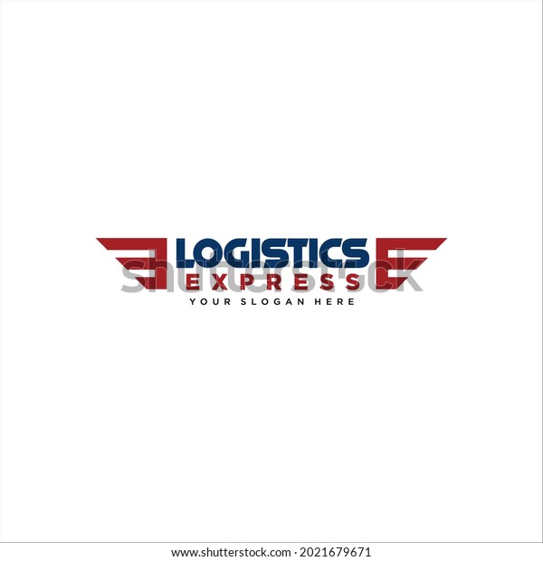 logistic company logo design\
vector