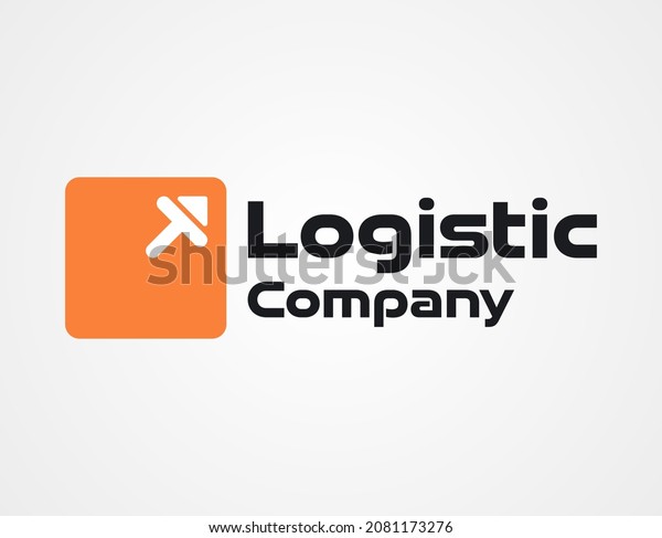 Logistic company logo with\
Letter T