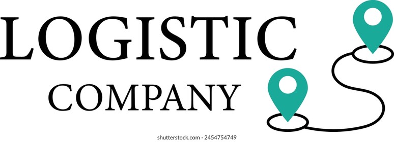 logistic company logo, logistics and express delivery company logo design, Transport logistic logo 