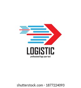 Logistic company vector logo. Arrow icon. Delivery icon. Arrow logo. Business logo. Arrow vector. Delivery service logo. Web, Digital, Marketing, Network icon. Technology icon.
