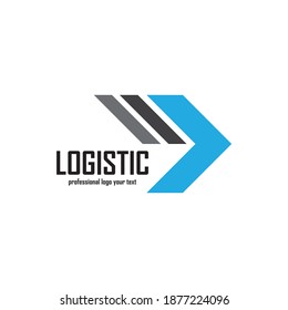Logistic company vector logo. Arrow icon. Delivery icon. Arrow logo. Business logo. Arrow vector. Delivery service logo. Web, Digital, Marketing, Network icon. Technology icon.
