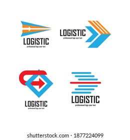 Logo vectorial de la empresa logística. Icono de flecha. Icono de entrega. Logo de flecha. Logo de negocios. Vector de flecha. Logo del servicio de entrega. Icono Web, Digital, Marketing, Red. Icono de tecnología.
