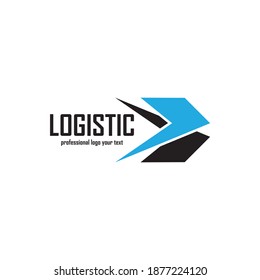 Logistic company vector logo. Arrow icon. Delivery icon. Arrow logo. Business logo. Arrow vector. Delivery service logo. Web, Digital, Marketing, Network icon. Technology icon.
