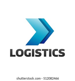 Logistic company vector logo. Arrow icon. Delivery icon. Arrow logo. Business logo. Arrow vector. Delivery service logo. Web icon. Network icon.  Digital icon. Technology icon. Marketing icon.