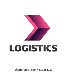 Logistic Company Vector Logo. Arrow Icon. Delivery Icon. Arrow Logo. Business Logo. Arrow Vector. Delivery Service Logo. Web, Digital, Marketing, Network Icon. Technology Icon.