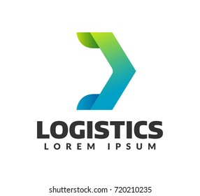 Logistic company vector logo. Arrow icon. Delivery icon. Arrow logo. Business logo. Arrow vector. Delivery service logo. Web, Digital, Speed, Marketing, Network icon. 