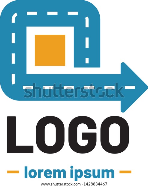 Logistic company
vector logo. Car, arrow, road, drive, delivery, taxi logo.  Vector
illustration isolated
icon

