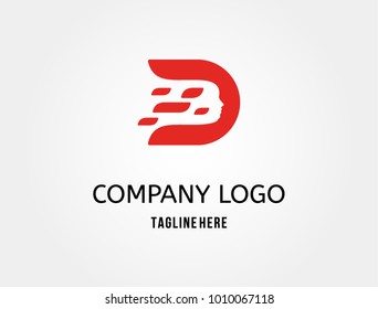 Logistic company vector logo. Delivery icon.  Business logo. Delivery service logo. Web, Digital, Speed, Marketing, Network icon. 