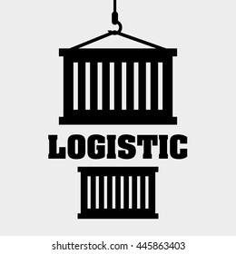 Logistic concept with icon design, vector illustration 10 eps graphic.