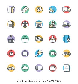 Logistic Delivery Cool Vector Icons 1