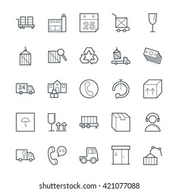 Logistic Delivery Cool Vector Icons 3