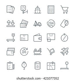 Logistic Delivery Cool Vector Icons 2